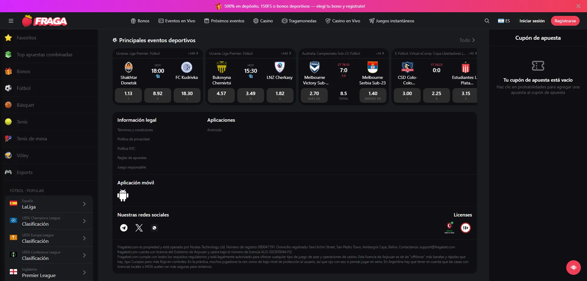 Métodos de pago disponibles en Fraga Casino online Chile
